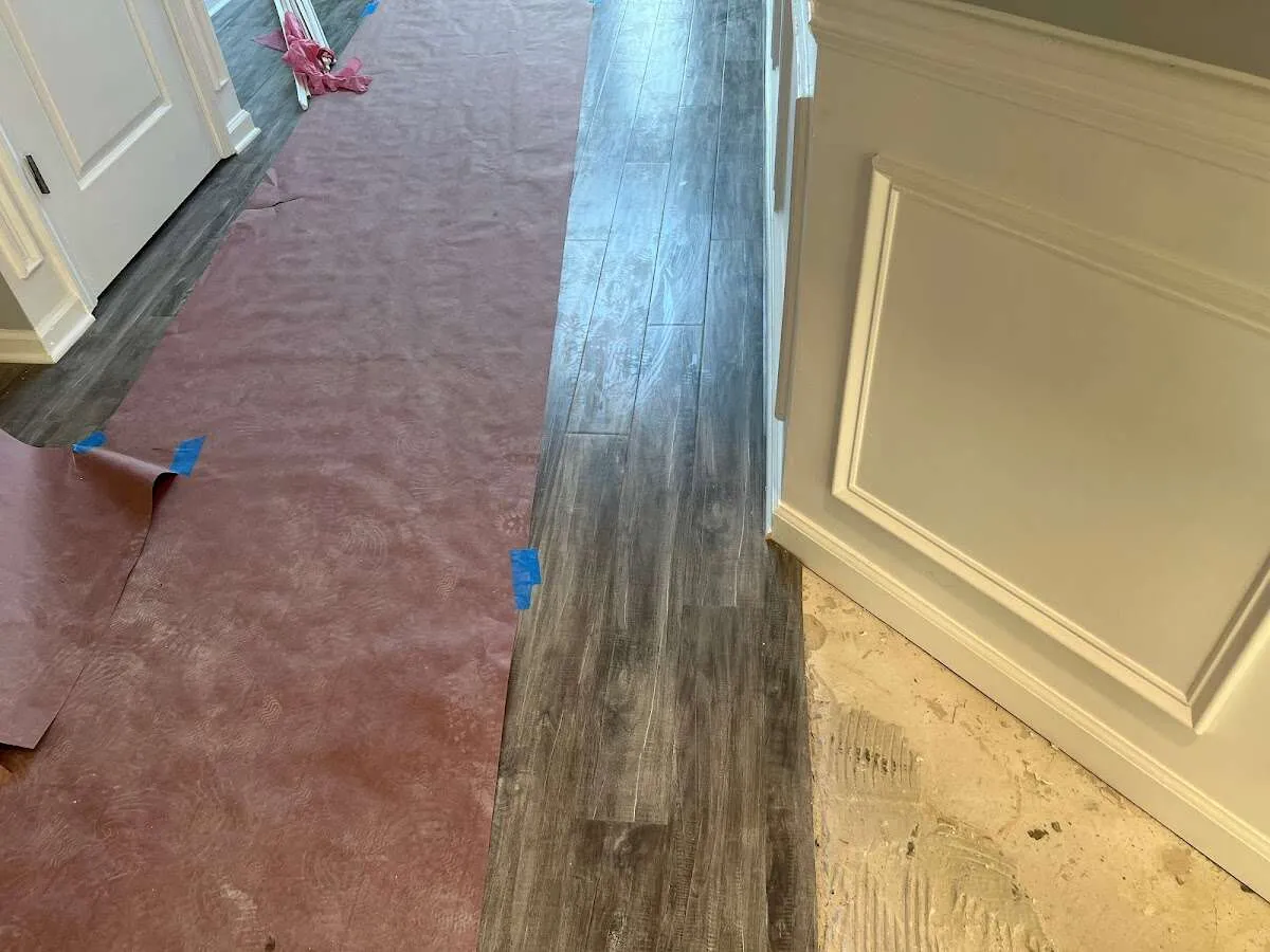 Completed marble shower restoration in Moorefield